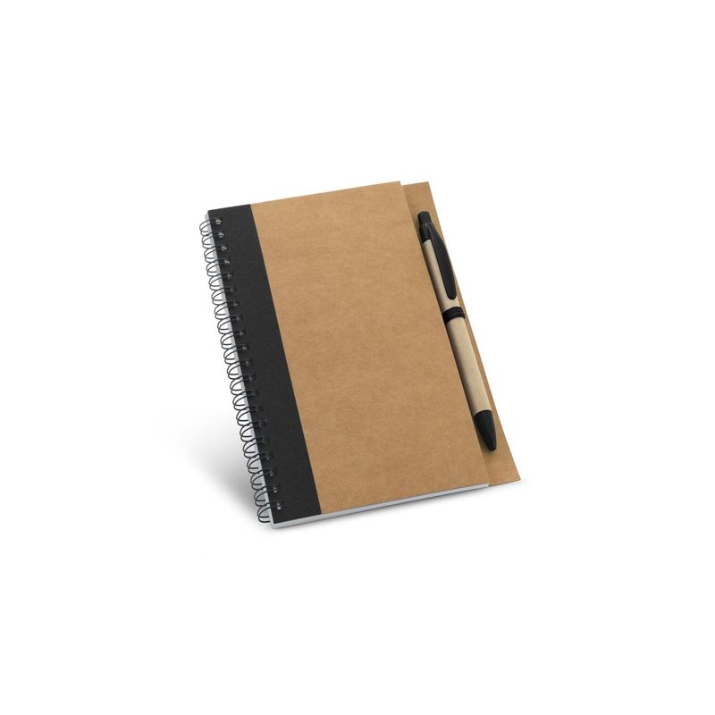 Carti si Birotica - Papetarie - Agende si calendare - Agende si carnete - Caiet cu spirala B6 cu 120 de pagini simple reciclate si coperta din hartie ecologica - Infinity.ro