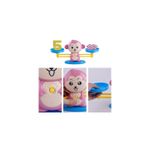 Jucarii, Copii si Bebe - Jucarii si jocuri - Jucarii & jocuri educative - Jucarii interactive - Jucarie Maimuta tip balanta invatam matematica, joc de invatare a numerelor si jucarii educative pentru copii, roz - Infinity.ro