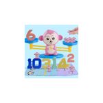 Jucarii, Copii si Bebe - Jucarii si jocuri - Jucarii & jocuri educative - Jucarii interactive - Jucarie Maimuta tip balanta invatam matematica, joc de invatare a numerelor si jucarii educative pentru copii, roz - Infinity.ro