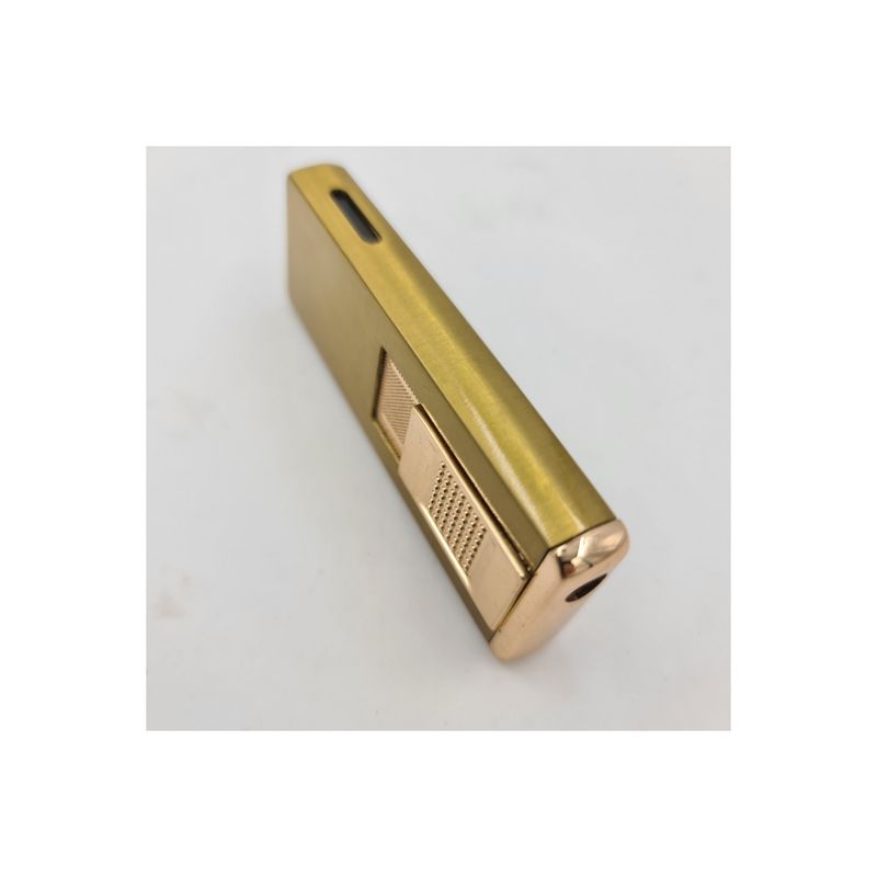 Market - Tutun si tigari - Articole si accesorii tutun - Bricheta Metalica Personalizata cu Textul Tau, Gaz, Antivant, Reincarcabila, Aurie, Cutie - Infinity.ro