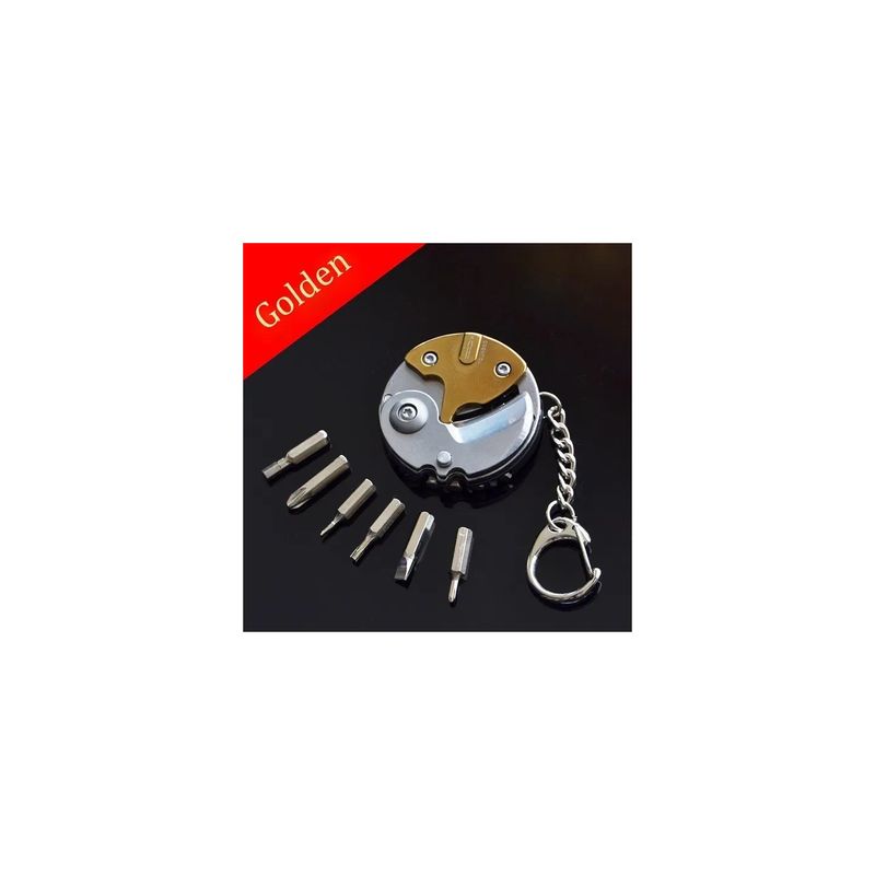 Sport si Outdoor - Camping - Cutite, bricege si accesorii - Cutite si bricege - Cutit mini breloc multifunctional surubelnite din otel inoxidabil cutit pliabil, negru - Infinity.ro