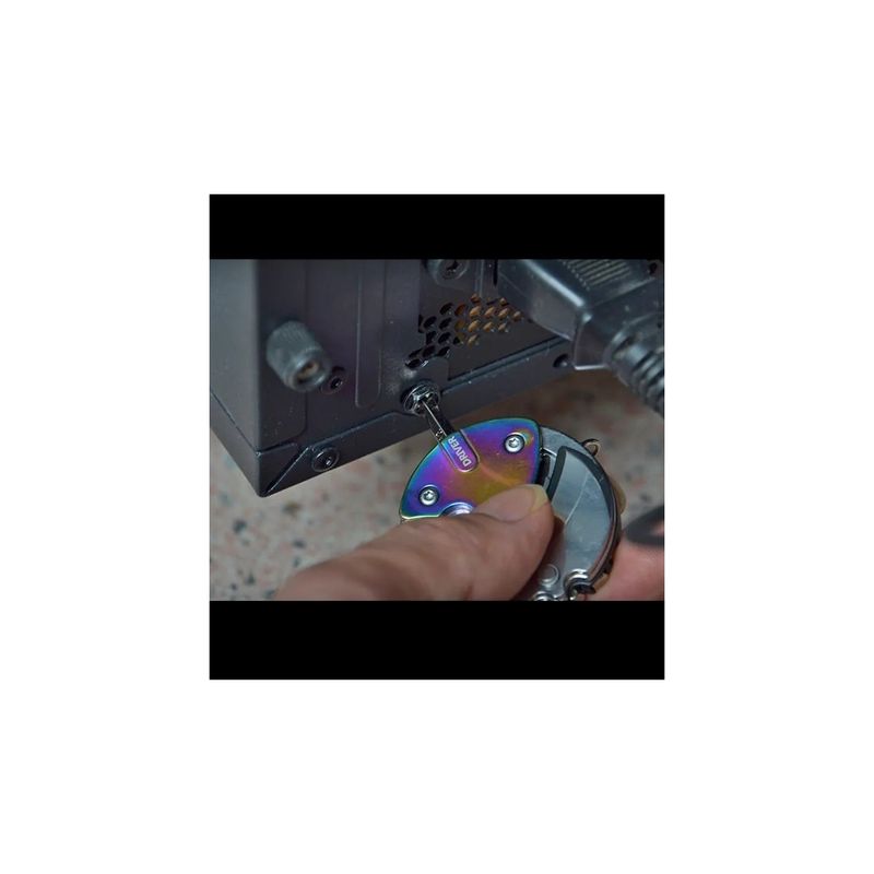 Sport si Outdoor - Camping - Cutite, bricege si accesorii - Cutite si bricege - Cutit mini breloc multifunctional surubelnite din otel inoxidabil cutit pliabil, negru - Infinity.ro