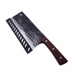 Casa si Gradina - Bucatarie si vesela - Vesela si tacamuri - Cutite si seturi de cutite - Cutit Tip Satar Pentru Transat si Feliat, Lama Forjata, Maner Nituit, Protectie Lama, Agatatoare, 31 cm - Infinity.ro