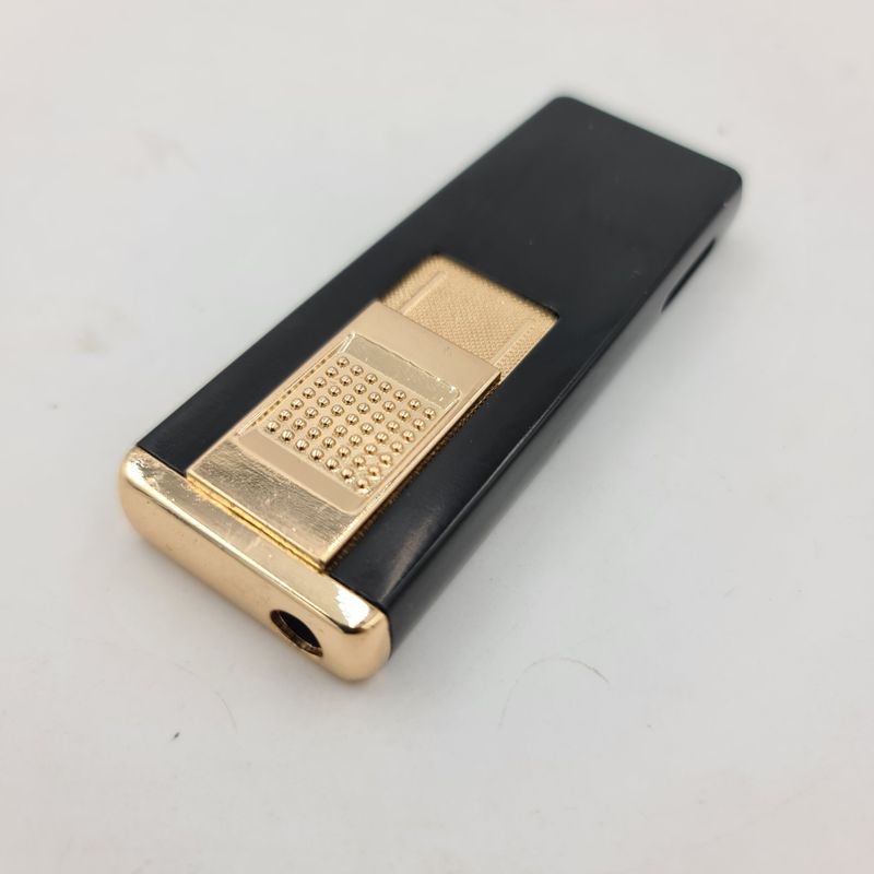 Market - Tutun si tigari - Articole si accesorii tutun - Bricheta Metalica Gravata, Personalizata cu Textul Tau, cu Gaz, Antivant, Reincarcabila, Neagra, Cutie - Infinity.ro