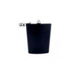 Casa si Gradina - Bucatarie si vesela - Cani si pahare - Sticle - Plosca otel inoxidabil 9oz 270 ml pentru bauturi fine. negru. personalizata cu textul tau - Infinity.ro