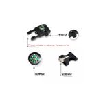 Fashion, accesorii si bijuterii - Femei - Bijuterii femei - Bratari femei - Bratara de supravietuire in aer liber, tip army, 5 in 1, paracord, busola , fluier, cutit, cremene, rosu, 26 cm - Infinity.ro