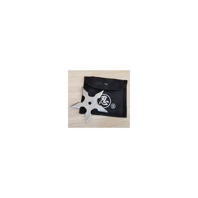 Sport si Outdoor - Sporturi de contact - Produse autoaparare - Set 6 bucati steluta ninja de 3, 4, 5, 6, 7 si 8 colturi pentru aruncat la tinta in husa - Infinity.ro