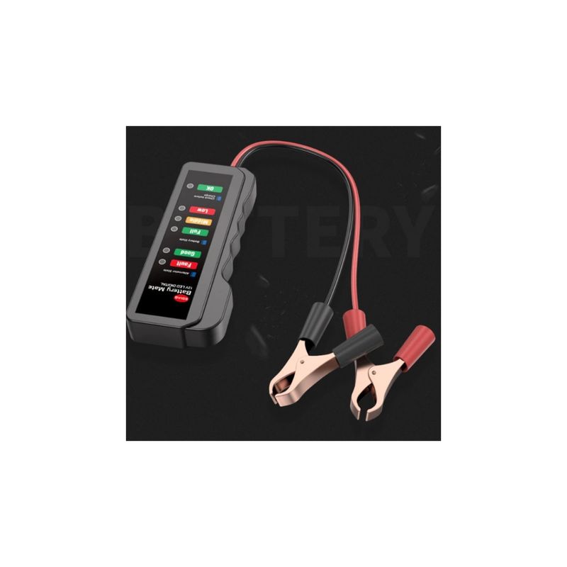 Auto si Moto - Reparatii si depanare - Scule auto - Testere si multimetre - Tester de alternator si baterie/acumulator Carguard, afisare LED, pentru autoturisme/camioane, tensiune 12v - Infinity.ro