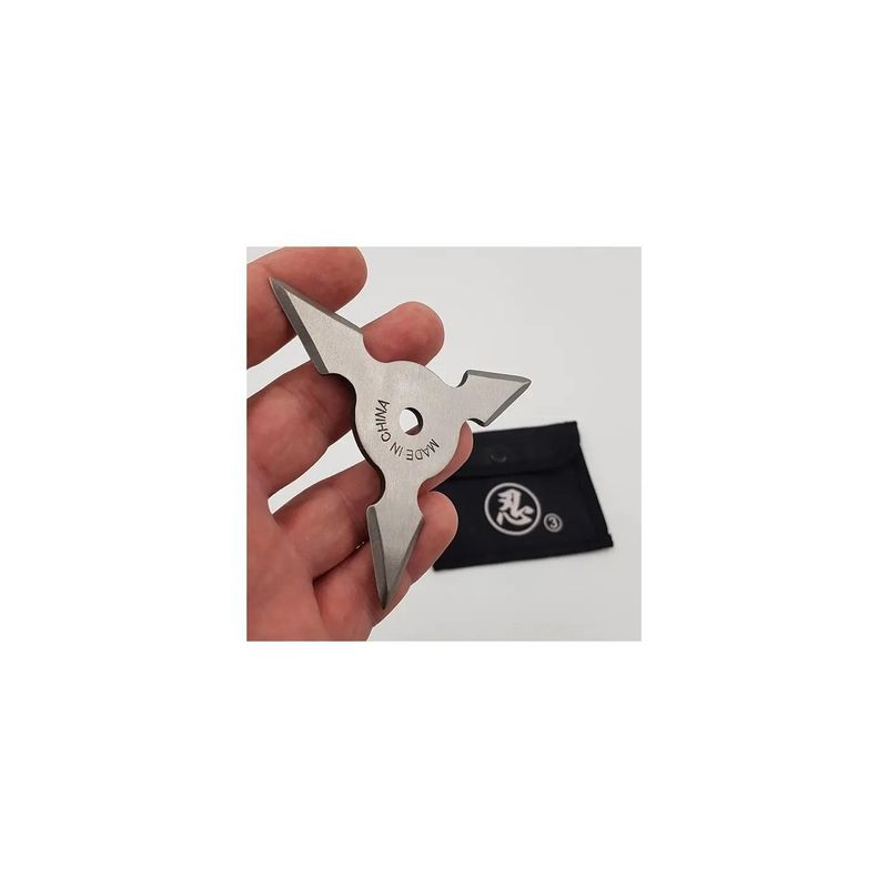 Sport si Outdoor - Sporturi de contact - Produse autoaparare - Set 6 bucati steluta ninja de 3, 4, 5, 6, 7 si 8 colturi pentru aruncat la tinta in husa - Infinity.ro