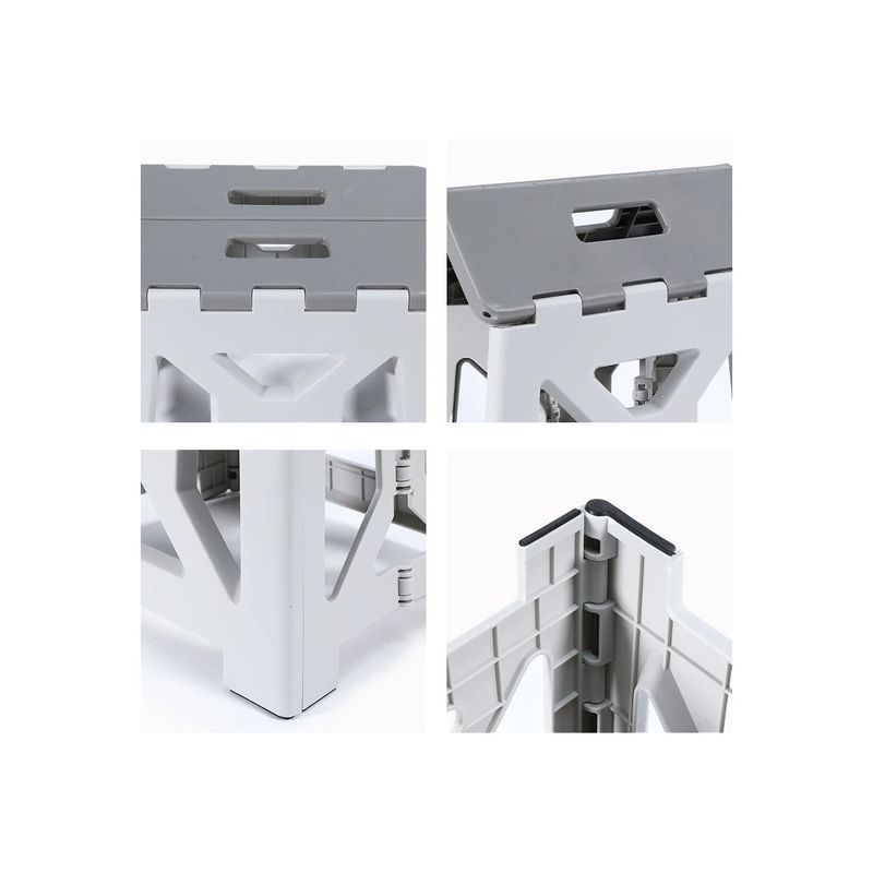 Sport si Outdoor - Camping - Mobilier pentru camping - Scaune camping - Scaun pliabil din plastic rezistent, 33 cm, compact si usor de transportat, ideal pentru casa, bucatarie sau camping - Infinity.ro