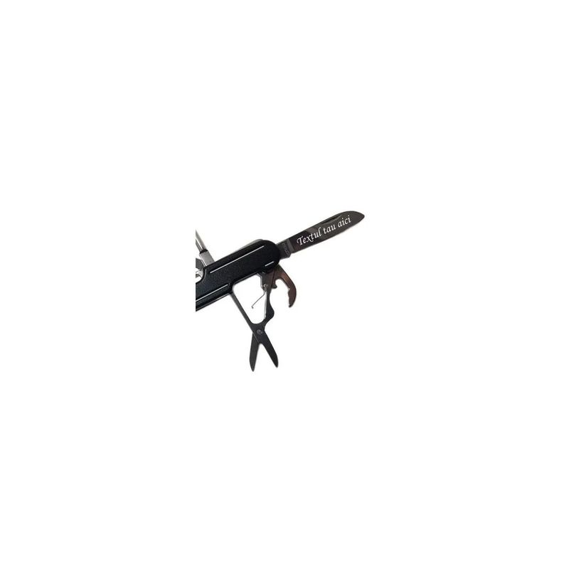 Sport si Outdoor - Camping - Cutite, bricege si accesorii - Cutite si bricege - Cutit briceag de buzunar cu 7 functii Beaver din otel inoxidabil gravat cu textul tau - Infinity.ro