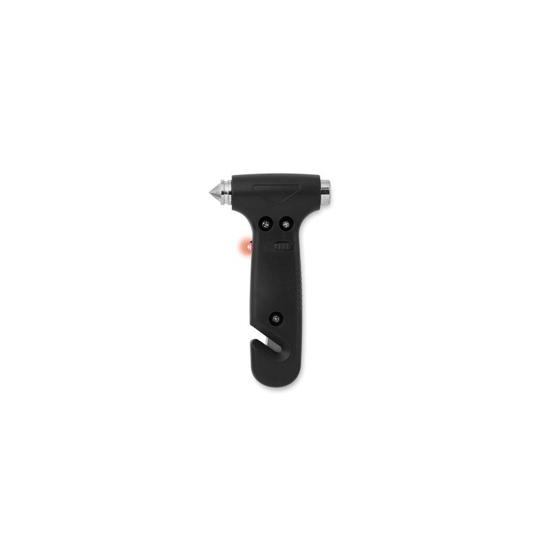 Casa si Gradina - Constructii - Scule de mana si unelte - Ciocane si dalti - Ciocan de urgenta 3 in 1 din plastic ABS, cu taietor pentru centura de siguranta si lumina LED - Infinity.ro