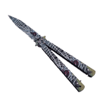 Sport si Outdoor - Camping - Cutite, bricege si accesorii - Cutite si bricege - Cutit Fluture cu Tais, Model Paianjen, Deschidere Manuala, Sistem Prindere Curea, 22 cm, Multicolor - Infinity.ro