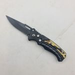 Sport si Outdoor - Camping - Cutite, bricege si accesorii - Cutite si bricege - Briceag Deschidere a Lamei pe Buton, Model Scorpion, Sistem Prindere Curea, 16 cm, Negru - Infinity.ro