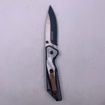 Sport si Outdoor - Camping - Cutite, bricege si accesorii - Cutite si bricege - Briceag The Punisher, Deschidere Automata a Lamei pe Buton, Prindere Curea, 20 cm, Metalic, Fade, Negru - Infinity.ro