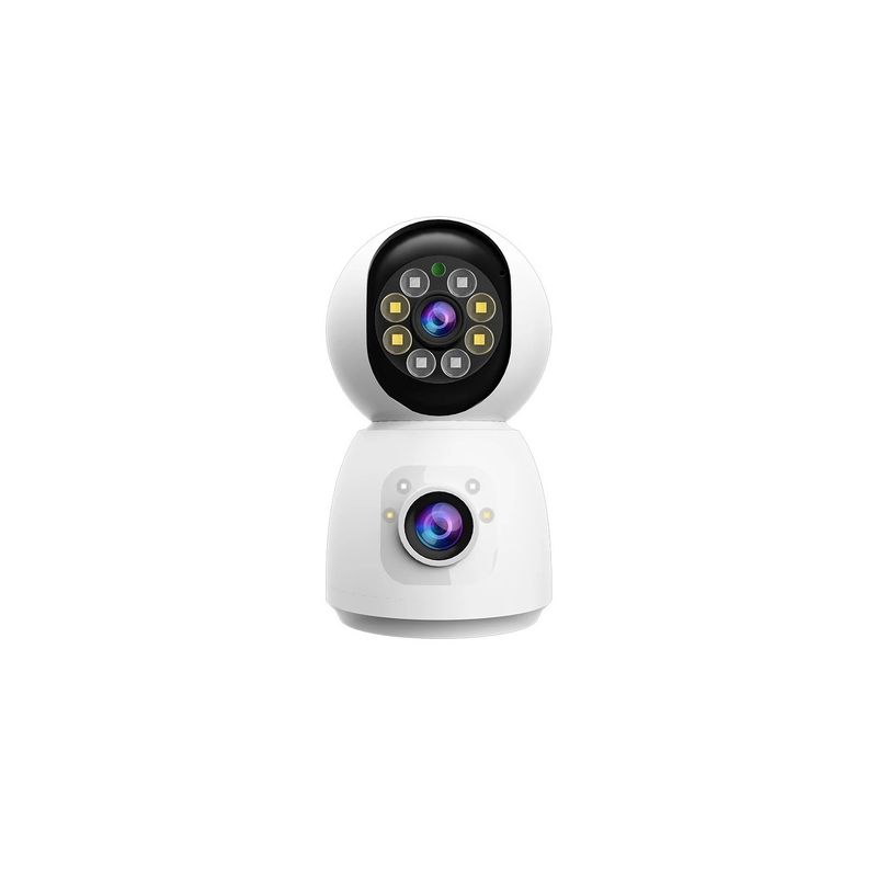 Casa si Gradina - Electrice - Smart Home - Camere de supraveghere - Camera de Supraveghere cu MicroSD 64 GB WiFi, Dubla, Model JT-8292, 1080p Full HD, Baby Monitor, cu Senzor de Miscare - Infinity.ro