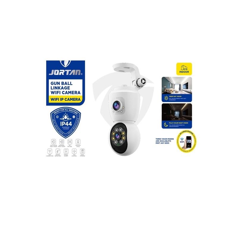 Casa si Gradina - Electrice - Smart Home - Camere de supraveghere - Camera de Supraveghere cu MicroSD 64 GB WiFi, Dubla, Model JT-8292, 1080p Full HD, Baby Monitor, cu Senzor de Miscare - Infinity.ro