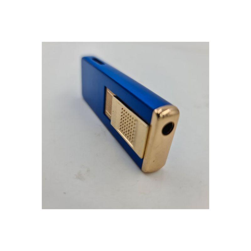 Market - Tutun si tigari - Articole si accesorii tutun - Bricheta Metalica Gravata, Personalizata cu Textul Tau, Gaz, Antivant, Reincarcabila, Albastra, Cutie - Infinity.ro