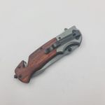 Sport si Outdoor - Camping - Cutite, bricege si accesorii - Cutite si bricege - Briceag cu Deschidere Manuala, Prindere Curea, Dispozitiv Spart Geam, Taiat Funii, 23 cm - Infinity.ro