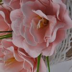 Market - Cadouri - Flori si aranjamente - Bicicleta, aranjament floral trandafiri "Cosulet cu flori", flori de sapun, model M4, 30x17x15 cm - Infinity.ro