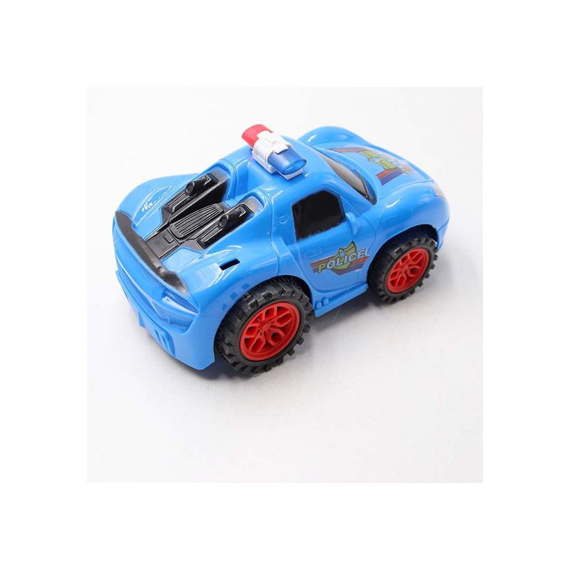 Jucarii, Copii si Bebe - Jucarii si jocuri - Vehicule si jucarii cu telecomanda - Masinute - Masina de Politie cu Telecomanda, Inainte si Inapoi, Rotire, 20 cm, Albastru - Infinity.ro