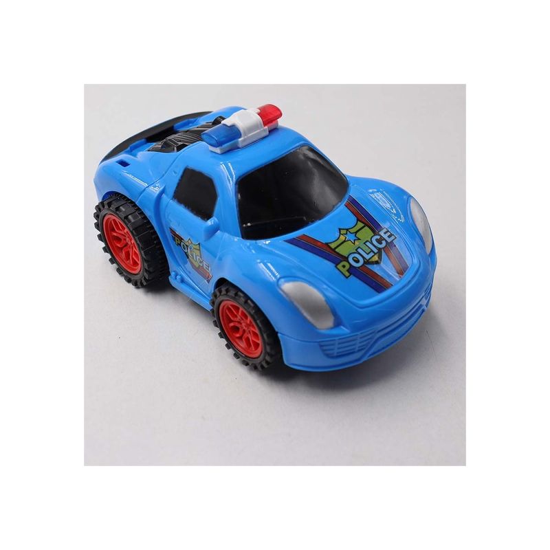 Jucarii, Copii si Bebe - Jucarii si jocuri - Vehicule si jucarii cu telecomanda - Masinute - Masina de Politie cu Telecomanda, Inainte si Inapoi, Rotire, 20 cm, Albastru - Infinity.ro