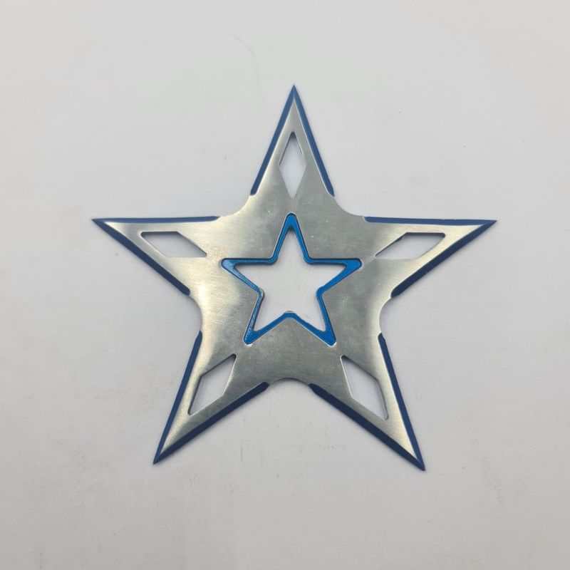 Sport si Outdoor - Camping - Cutite, bricege si accesorii - Cutite si bricege - Stea Ninja Pentru Aruncat la Tinta, Husa, Otel, 5 Colturi, 10 cm - Infinity.ro