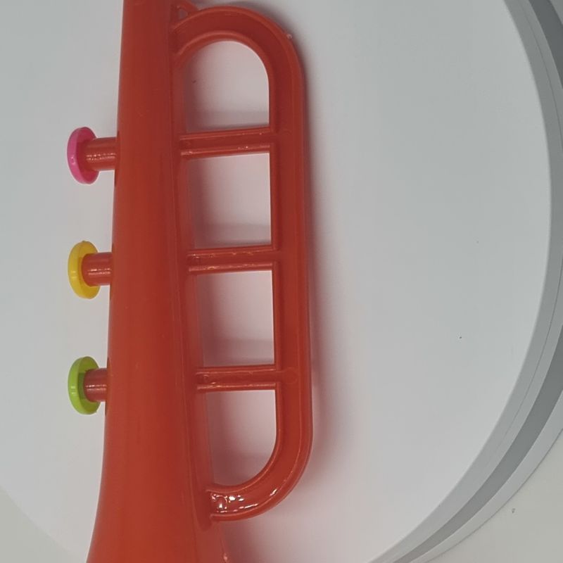 Jucarii, Copii si Bebe - Jucarii si jocuri - Jucarii de rol - Instrumente muzicale de jucarie - Jucarie trompeta, zgomot de trompeta, rosu, 30 x 10 cm, Dalimag - Infinity.ro