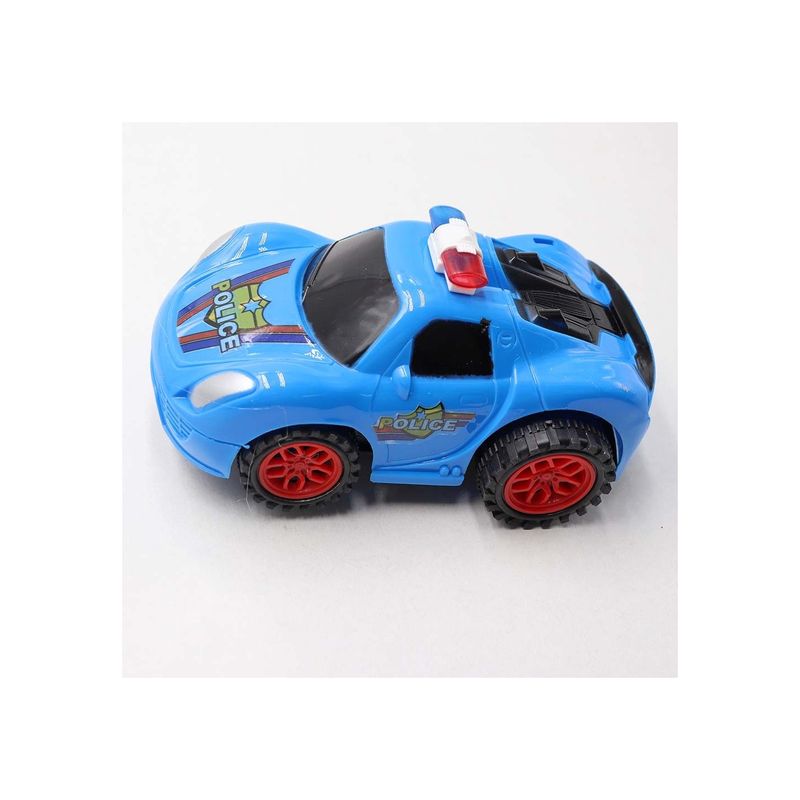 Jucarii, Copii si Bebe - Jucarii si jocuri - Vehicule si jucarii cu telecomanda - Masinute - Masina de Politie cu Telecomanda, Inainte si Inapoi, Rotire, 20 cm, Albastru - Infinity.ro