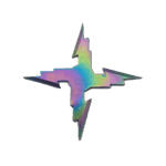 Sport si Outdoor - Camping - Cutite, bricege si accesorii - Cutite si bricege - Stea Ninja Pentru Aruncat la Tinta, Model Zimtat, 4 Colturi, Fade, 10 cm - Infinity.ro