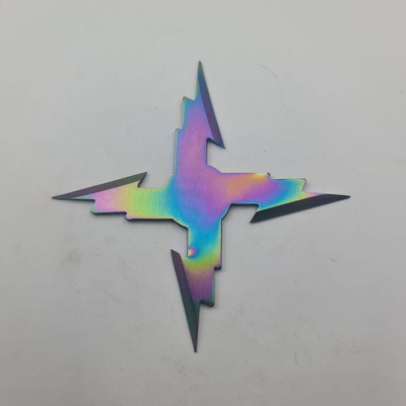 Sport si Outdoor - Camping - Cutite, bricege si accesorii - Cutite si bricege - Stea Ninja Pentru Aruncat la Tinta, Model Zimtat, 4 Colturi, Fade, 10 cm - Infinity.ro