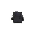 Fashion, accesorii si bijuterii - Barbati - Accesorii barbati - Genti si rucsacuri barbati - Geanta de Umar cu 3 Buzunare Exterioare si 2 Interioare, Toarta Reglabila, Negru - Infinity.ro