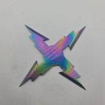 Sport si Outdoor - Camping - Cutite, bricege si accesorii - Cutite si bricege - Stea Ninja Pentru Aruncat la Tinta, Model Zimtat, 4 Colturi, Fade, 10 cm - Infinity.ro