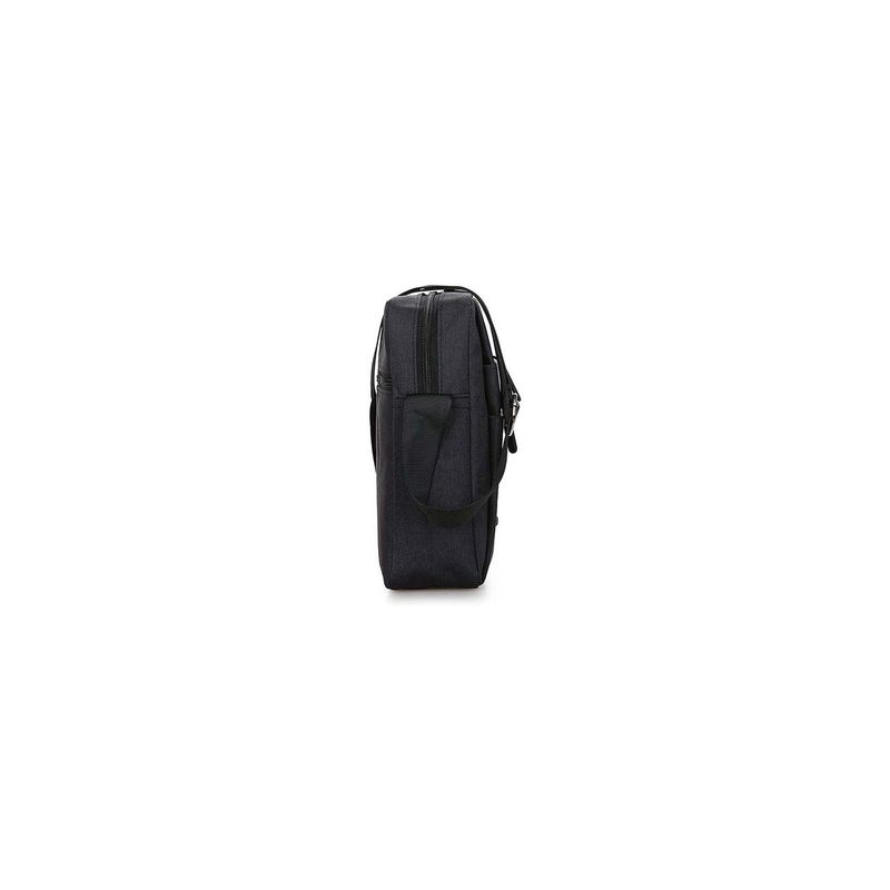 Fashion, accesorii si bijuterii - Barbati - Accesorii barbati - Genti si rucsacuri barbati - Geanta de Umar cu 3 Buzunare Exterioare si 2 Interioare, Toarta Reglabila, Negru - Infinity.ro