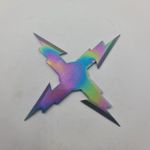 Sport si Outdoor - Camping - Cutite, bricege si accesorii - Cutite si bricege - Stea Ninja Pentru Aruncat la Tinta, Model Zimtat, 4 Colturi, Fade, 10 cm - Infinity.ro