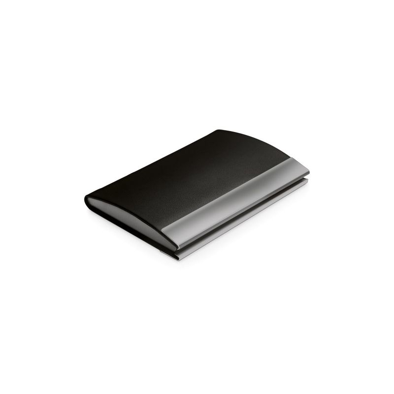 Carti si Birotica - Birotica - Accesorii de birou - Alte accesorii birou - Suport Metalic Pentru Carti de Vizita, Model Deosebit, 95 x 65 x 13 mm, Negru - Infinity.ro
