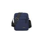 Fashion, accesorii si bijuterii - Barbati - Accesorii barbati - Genti si rucsacuri barbati - Geanta de Umar cu 3 Buzunare Exterioare si 2 Interioare, Curea Reglabila, Albastru - Infinity.ro