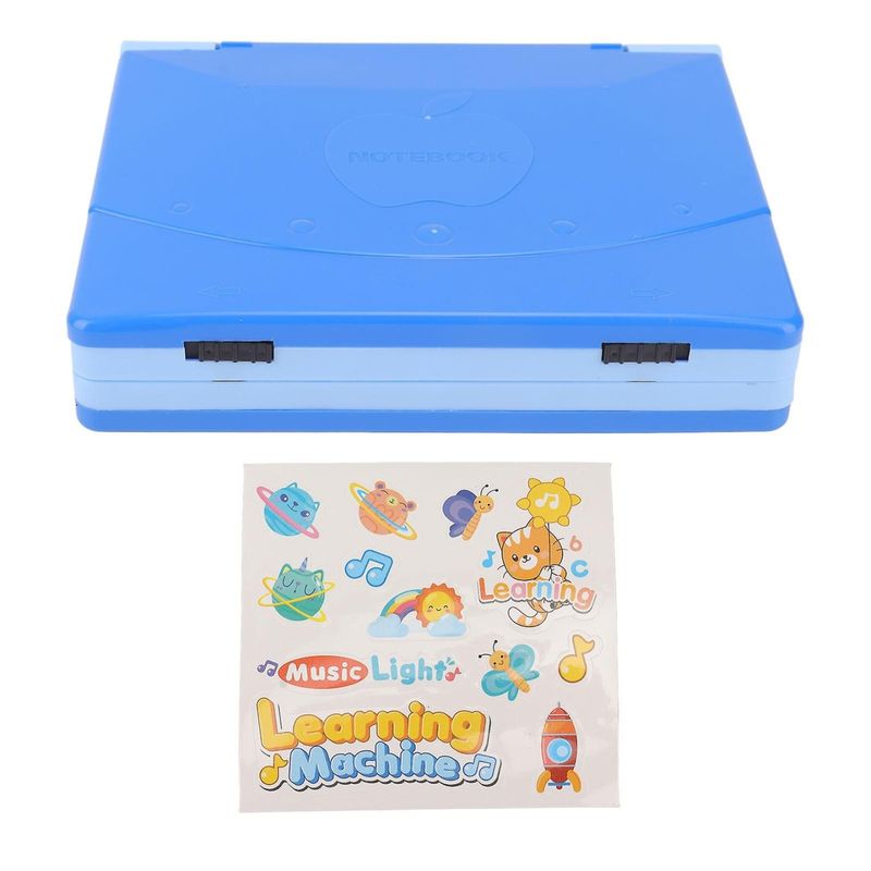 Jucarii, Copii si Bebe - Jucarii si jocuri - Jucarii & jocuri educative - Laptopuri, tablete si gadget-uri copii - Laptop de Jucarie cu Sunete si Lumini, Plastic, 20 cm, Albastru - Infinity.ro