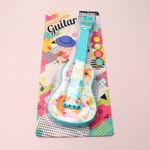 Jucarii, Copii si Bebe - Jucarii si jocuri - Jucarii de rol - Instrumente muzicale de jucarie - Chitara, albastra, model haios girafa, pana pentru cantat - Infinity.ro