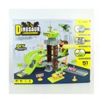 Jucarii, Copii si Bebe - Jucarii si jocuri - Seturi de constructie si cuburi - Seturi de constructie - Jucarie Dinozaur, Model Feroviar, 51 Piese, Pista, 25 cm, Multicolor - Infinity.ro