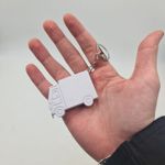 Casa si Gradina - Constructii - Scule de mana si unelte - Unelte de masurat - Ruleta Breloc, 1 m, Model Camion, Alb - Infinity.ro