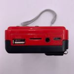 TV, Audio-Video si Foto - Portabile audio - Radio - Radio, Portabil, Acumulator, Bluetooth, Card SD, USB 2.0, MP3, Ecran LED, Rosu - Infinity.ro