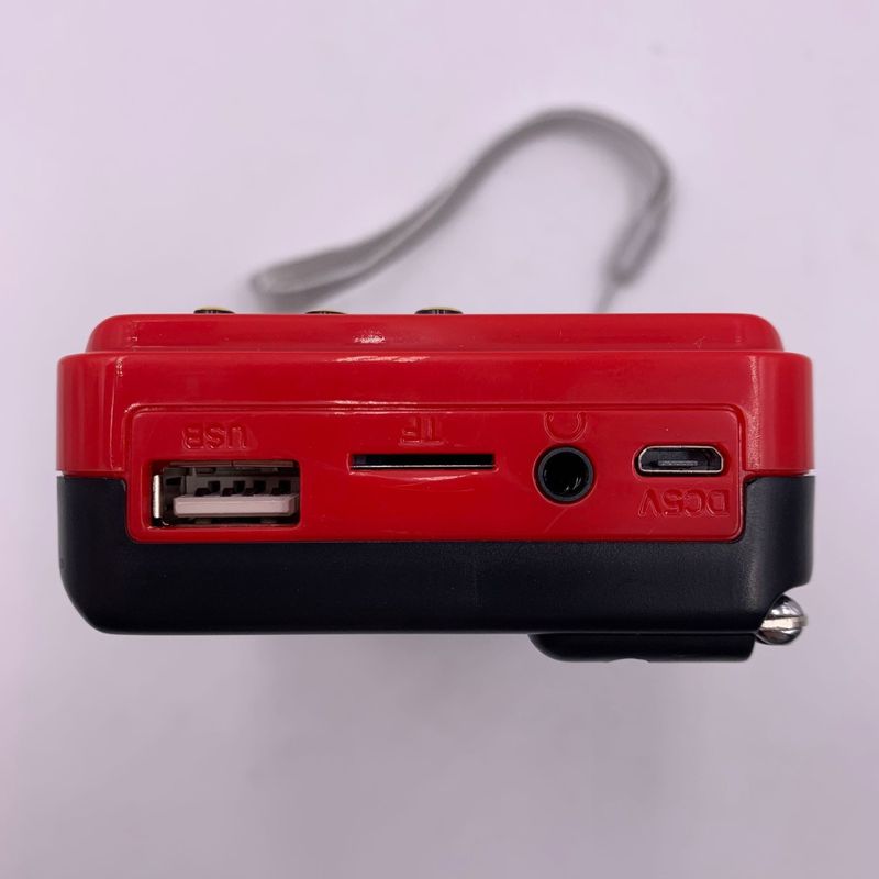 TV, Audio-Video si Foto - Portabile audio - Radio - Radio, Portabil, Acumulator, Bluetooth, Card SD, USB 2.0, MP3, Ecran LED, Rosu - Infinity.ro