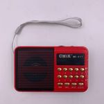 TV, Audio-Video si Foto - Portabile audio - Radio - Radio, Portabil, Acumulator, Bluetooth, Card SD, USB 2.0, MP3, Ecran LED, Rosu - Infinity.ro