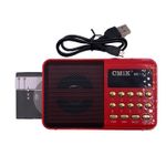 TV, Audio-Video si Foto - Portabile audio - Radio - Radio, Portabil, Acumulator, Bluetooth, Card SD, USB 2.0, MP3, Ecran LED, Rosu - Infinity.ro