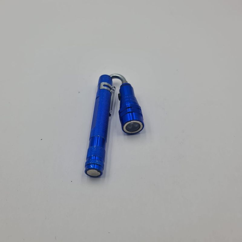 Auto si Moto - Reparatii si depanare - Scule auto - Scule si truse auto - Recuperator Telescopic, Lanterna Led, Magnet, Sistem Prindere Curea, 17 cm, Albastru - Infinity.ro