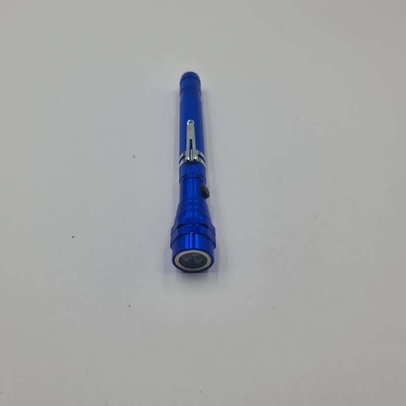 Auto si Moto - Reparatii si depanare - Scule auto - Scule si truse auto - Recuperator Telescopic, Lanterna Led, Magnet, Sistem Prindere Curea, 17 cm, Albastru - Infinity.ro