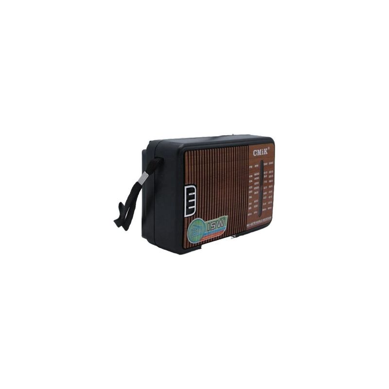 TV, Audio-Video si Foto - Portabile audio - Radio - Radio Vintage CMiK MK-607B, 4 Benzi AM/FM/SW1-2, Portabil, Design Clasic, Imitatie Lemn - Infinity.ro