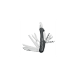 Sport si Outdoor - Camping - Cutite, bricege si accesorii - Cutite si bricege - Briceag Multifunctional Negru Personalizat cu Textul Tau,11 Functii, Otel Inoxidabil, 10.5X2X1 cm - Infinity.ro