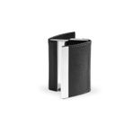 Carti si Birotica - Birotica - Accesorii de birou - Alte accesorii birou - Port card dublu din metal si piele in cutie - Infinity.ro
